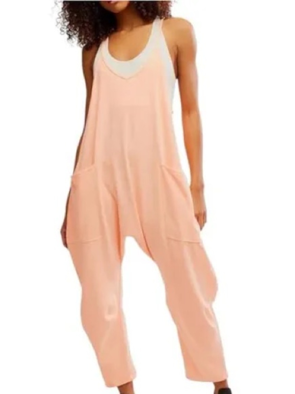 Hot Shot Onesie by Free People Peach